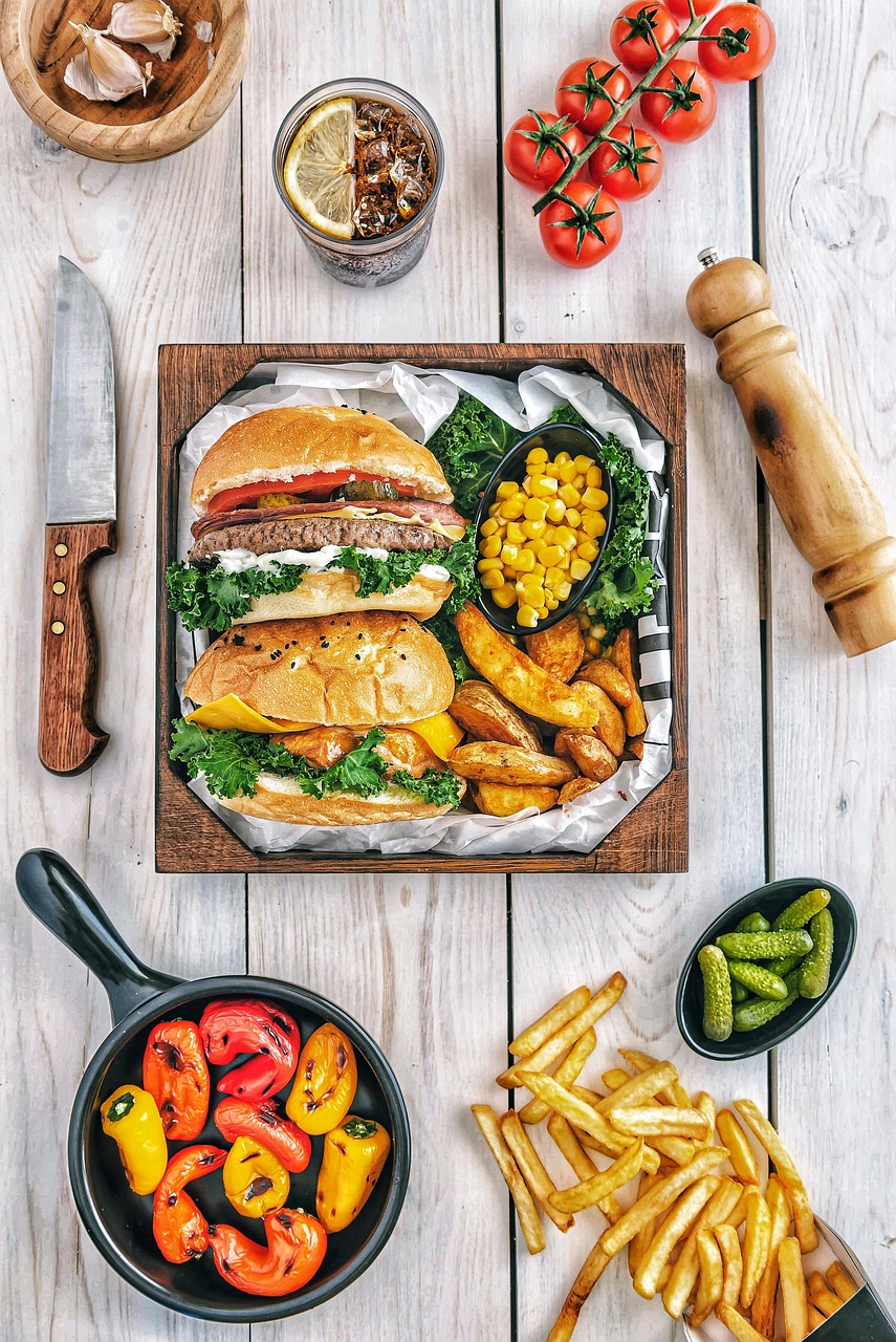 burger, cheeseburger, delicious, dinner, hamburger, fast food, flat lay, burger, fast food, fast food, fast food, fast food, fast food