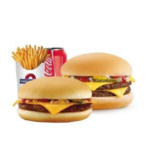 Cheese Burger + Double Cheese Burger